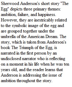 "The Egg" theme response